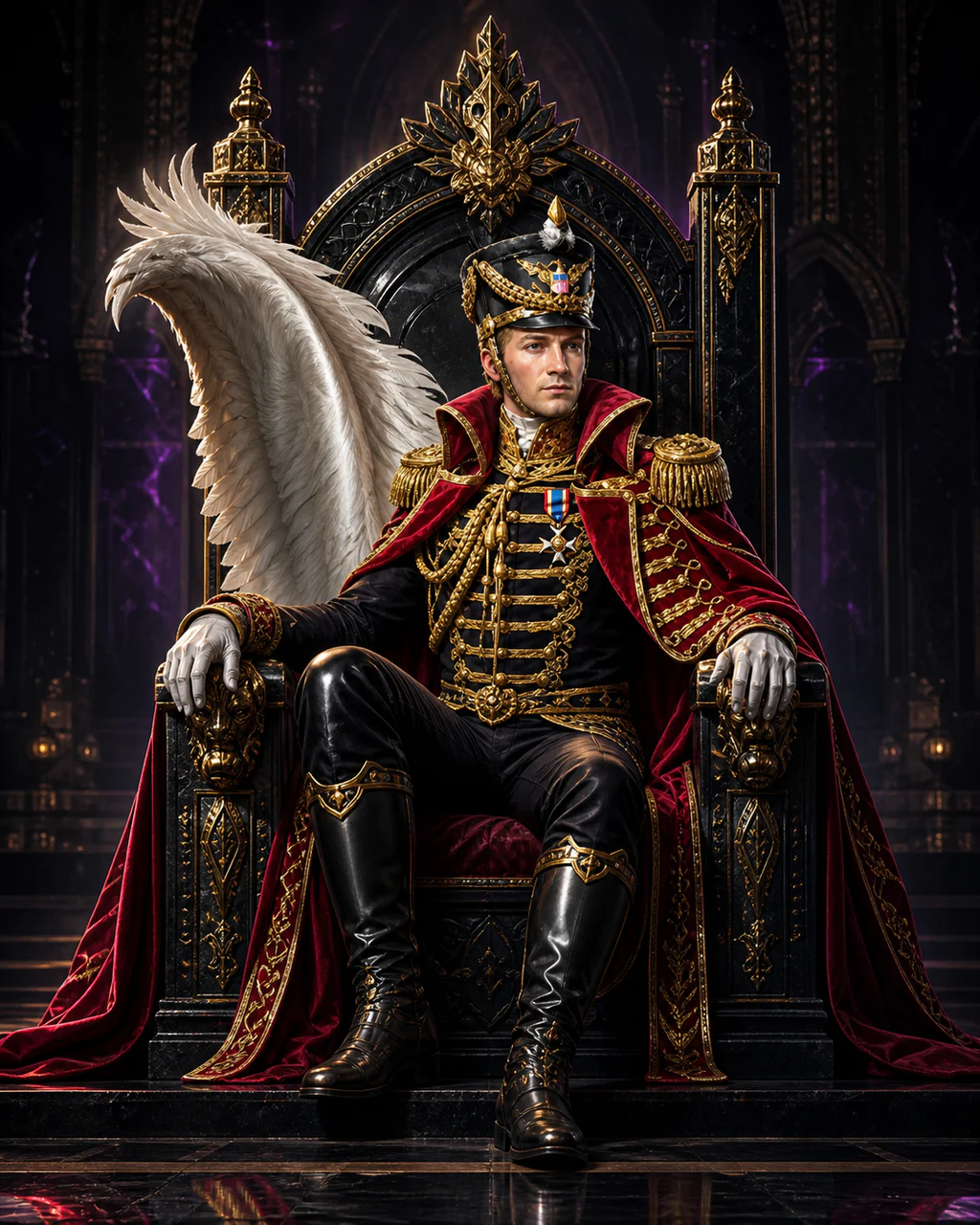 AGB777, the Lord of Domination All-Star, seated on the champion throne